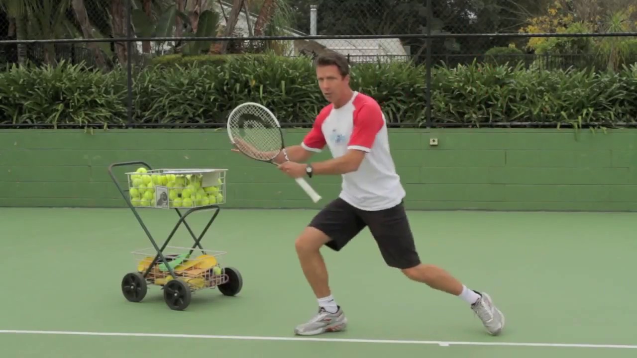Tennis Footwork Drills with a Ball Machine